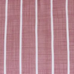 Adria Reversible Pink Stripe Quilt Cover Set