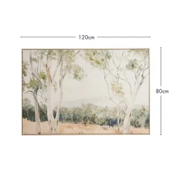 Amongst The Gum Trees Framed Canvas Wall Art