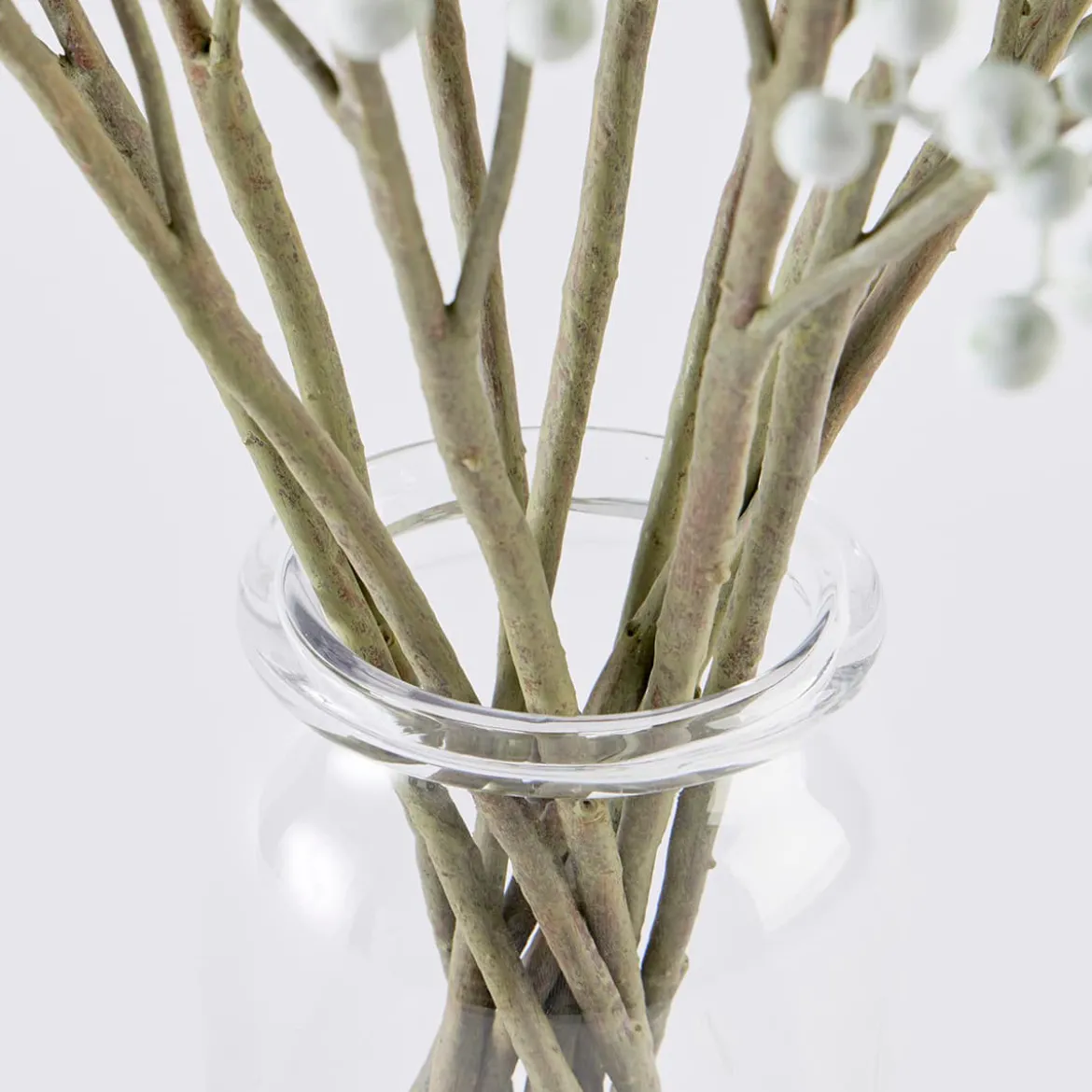 Artificial Frosted Berry Stem