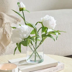 Artificial Lillian Peony in Vase