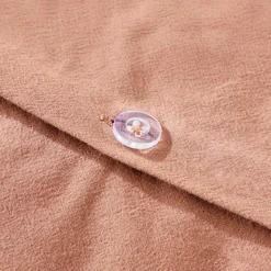 Australian Cotton Caramel Quilt Cover Set