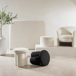 Ava Boucle Occasional Chair