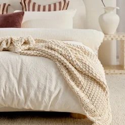 Ava Boucle Quilt Cover Set