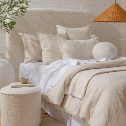 Ava Large Square Boucle Cushion