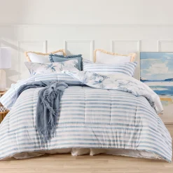 Bahama Palm Reversible Comforter Set