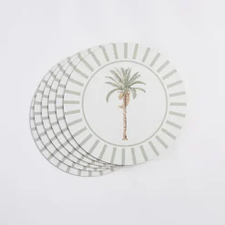 Bangalow Green Palm Cork Placemat Set of 6