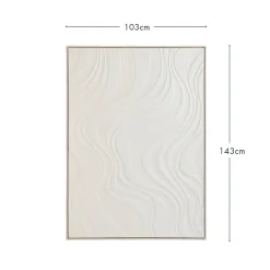 Barchan Framed Textured Wall Art