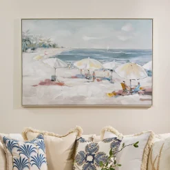 Beach Lagoon Textured Wall Art