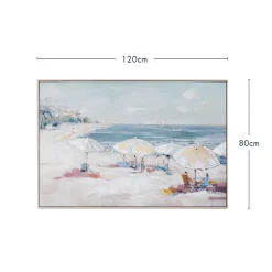 Beach Lagoon Textured Wall Art