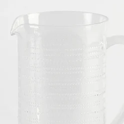 Beaded Clear Jug