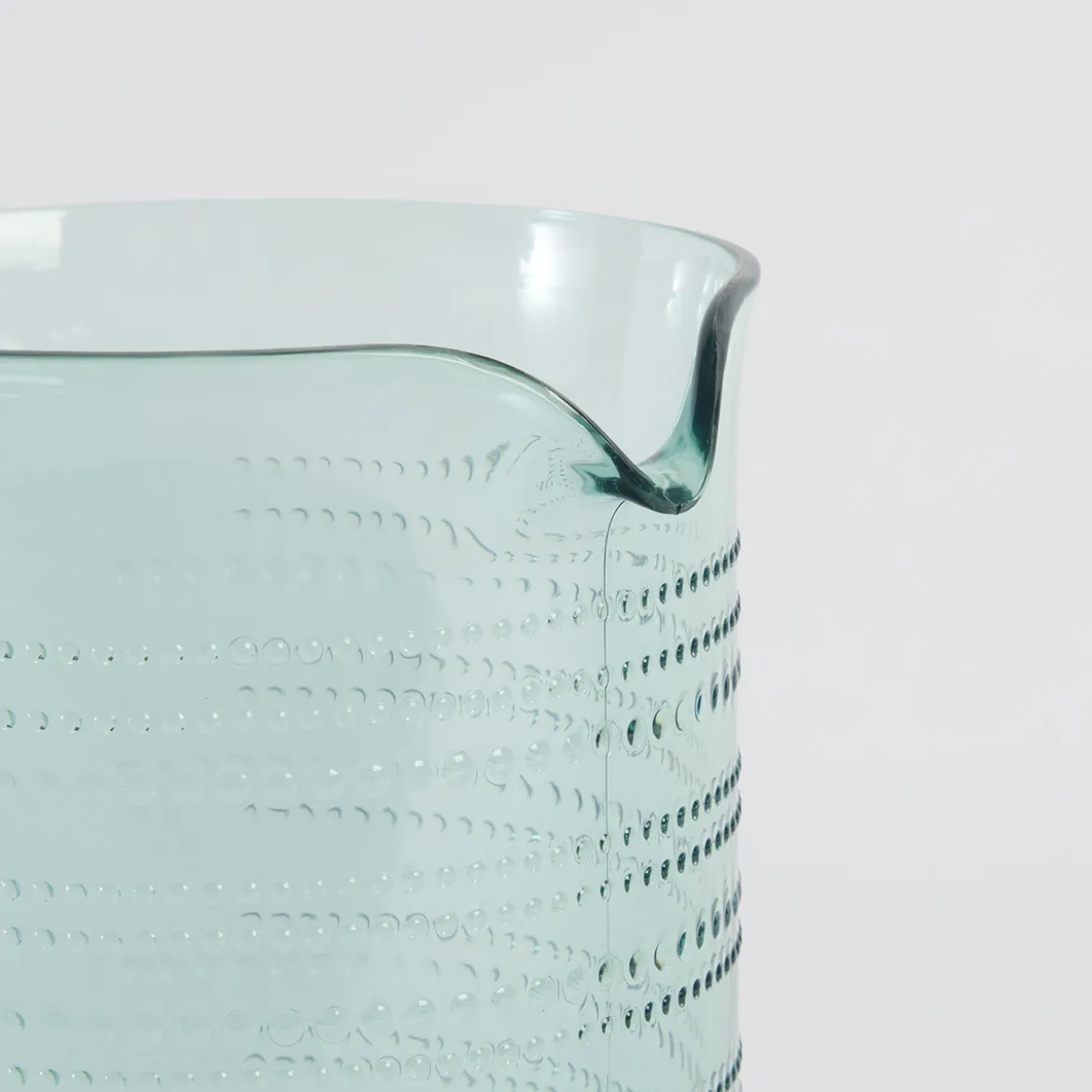 Beaded Green Jug