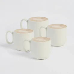 Bellevue Stoneware Mug Set of 4
