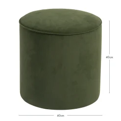Bentley Velvet Ottoman