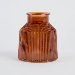 Boston Ribbed Glass Vase