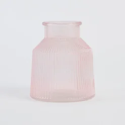 Boston Ribbed Glass Vase