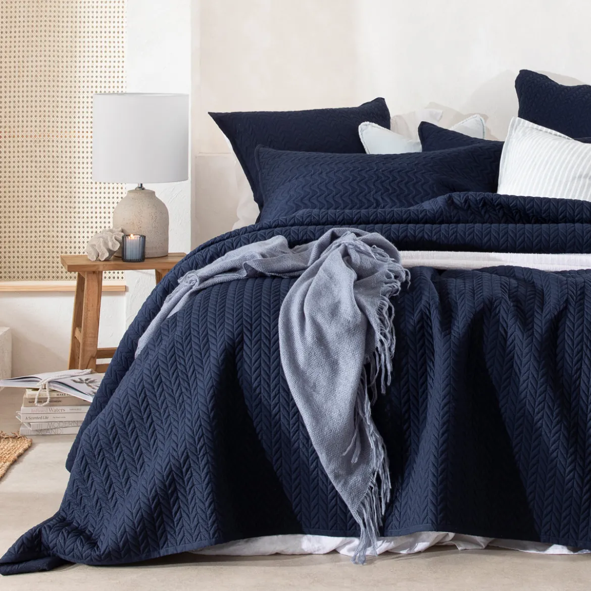 Camden Ink Coverlet Set