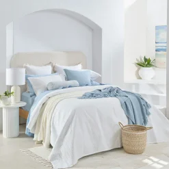 Camden White Coverlet Set
