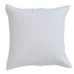 Camden White European Pillowcase