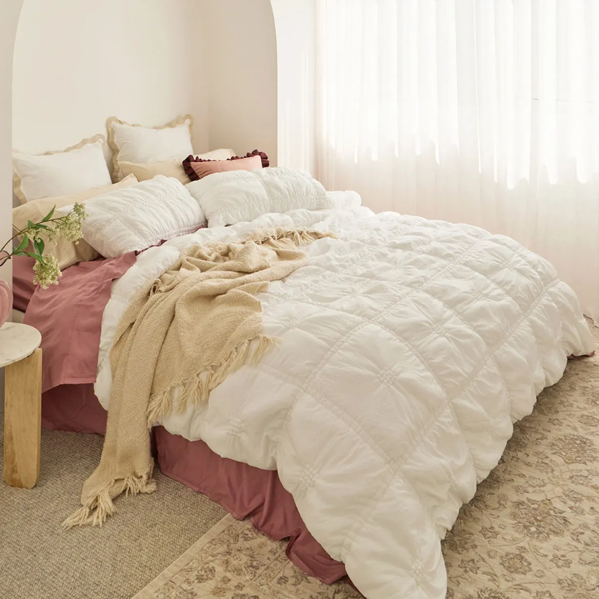Carrie Quilted Comforter Set