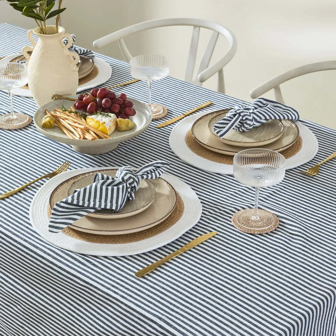 Catania Stripe Cotton Table Cloth