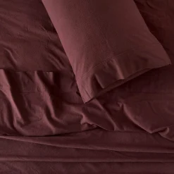Chocolate Cotton Flannelette Sheet Set