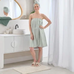 Cora Sage Microfibre Towel Wrap Range