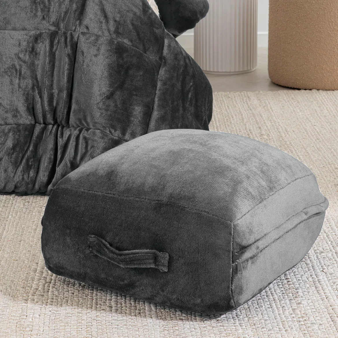 Cosy Cube Charcoal Comforter Set