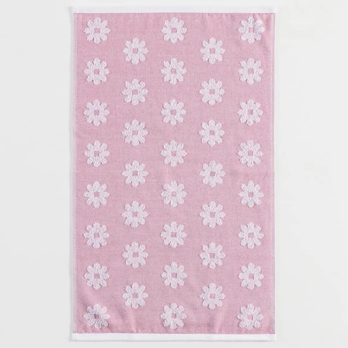 Daisy Pink Tea Towel Set of 2
