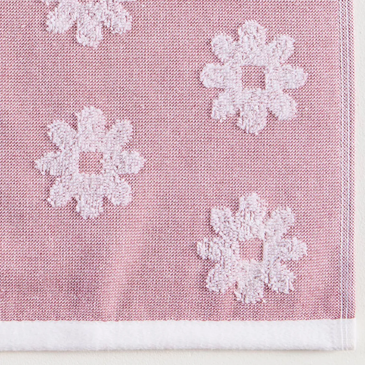 Daisy Pink Tea Towel Set of 2