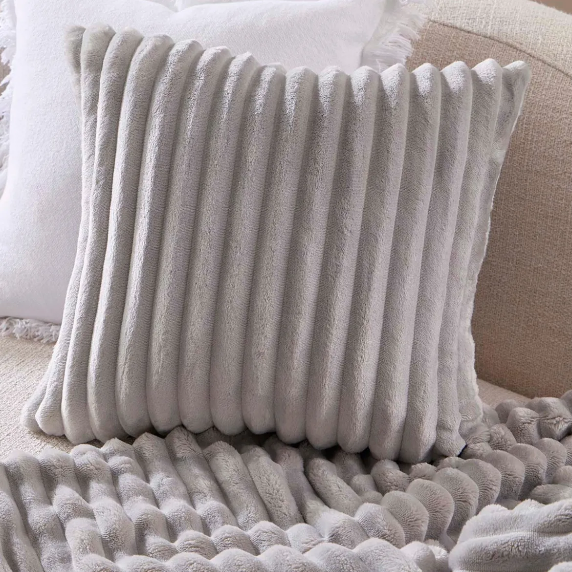Denali Faux Fur Square Cushion
