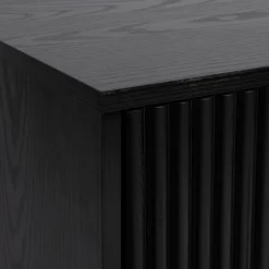 Dutton Black Bedside Table