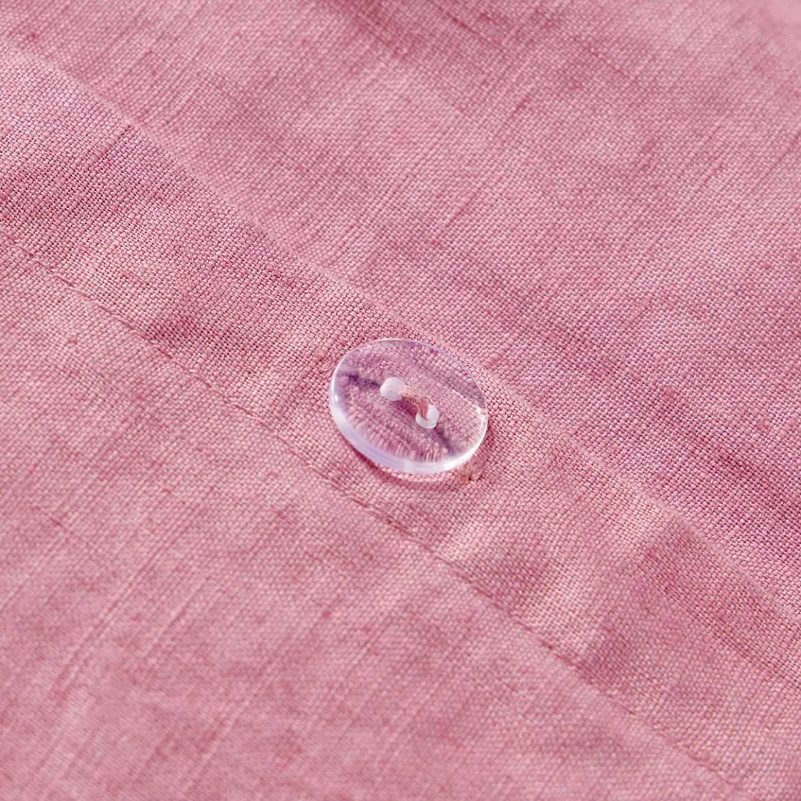 European Linen Rose Pink Quilt Cover Set