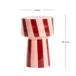 Flinn Stripe Side Table