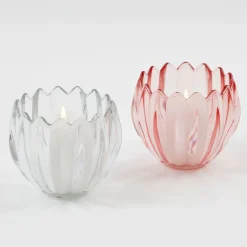 Flora Glass Candle Holder