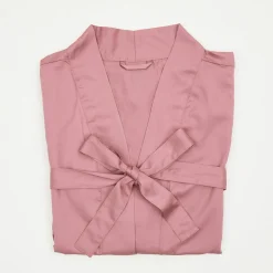 Freja Rose Pink Bamboo Cotton Kimono