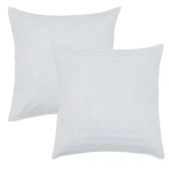 Gia White European Pillowcase