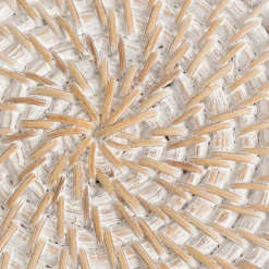 Grove Whitewash Coaster with Holder Set of 6
