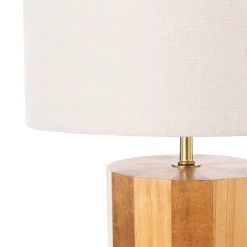 Hades 48cm Wooden Table Lamp