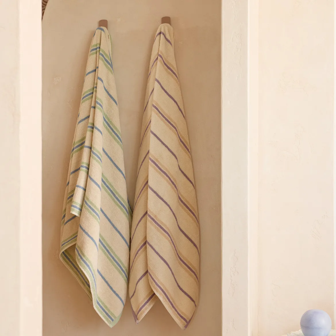 Harley Stripe Cotton Towel Range