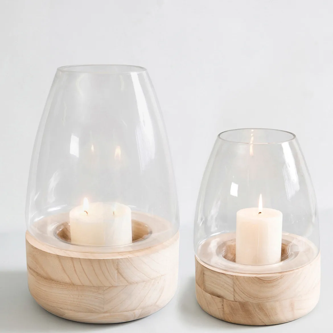 Hastings Hurricane Natural Candle Holder