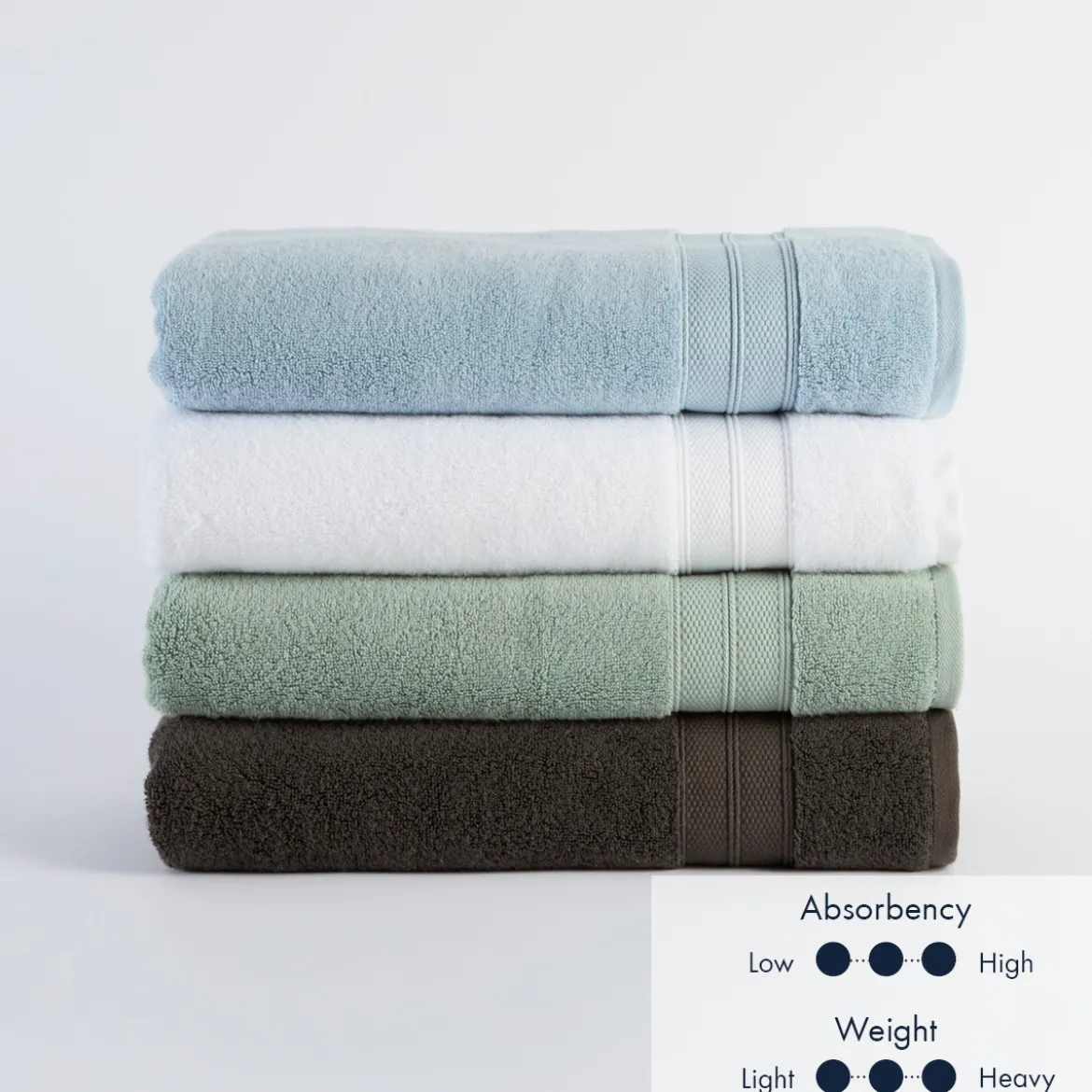 Hudson Deluxe Cotton Modal Towel Range