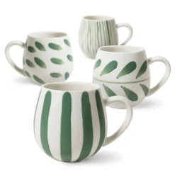 Hug Me Mug Olive Brush Set of 4