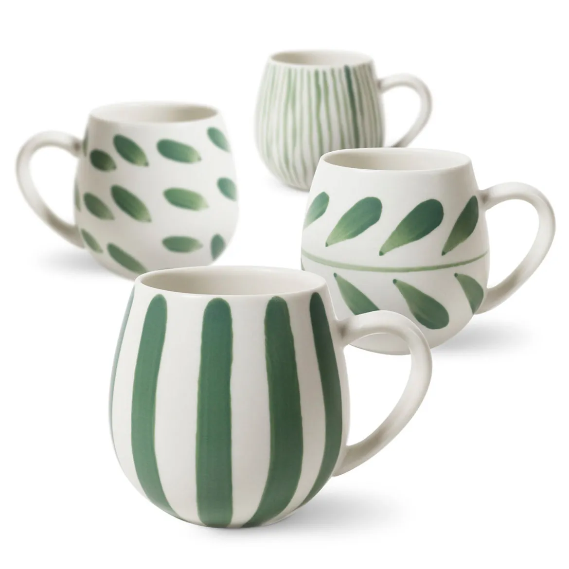 Hug Me Mug Olive Brush Set of 4