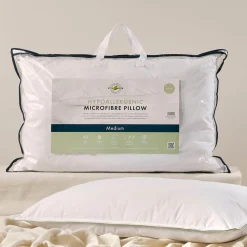 Hypoallergenic Microfibre Medium Pillow