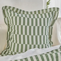 Indra Check European Pillowcase