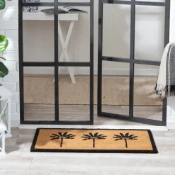 Island Escape Black/Natural Doormat