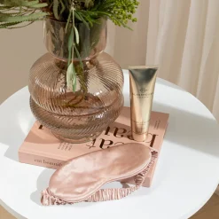 Light Pink Mulberry Silk Eye Mask