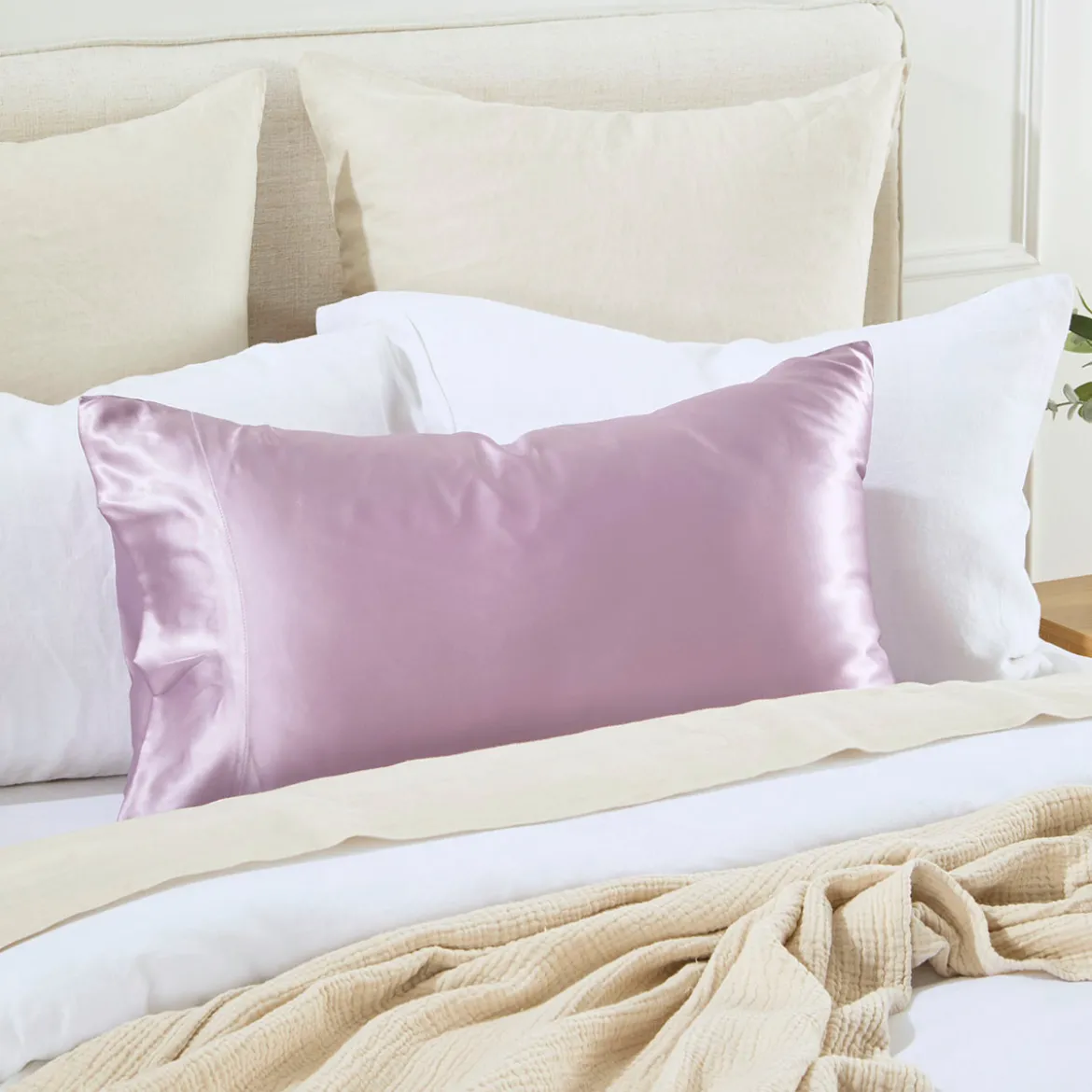 Lilac Mulberry Silk Pillowcase