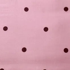 Louella Pink/Chocolate Polka Dot Quilt Cover Set