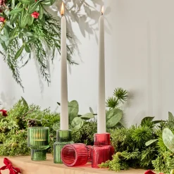 Lulu Red Tealight / Tapered Candle Holder